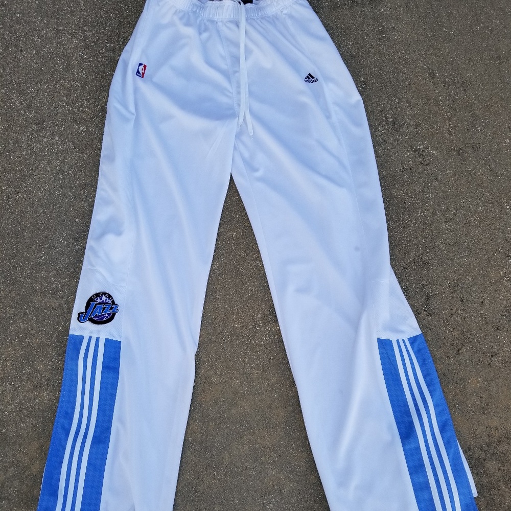 Utah Jazz Mens Pre-Game On Court Warm-Up Pants